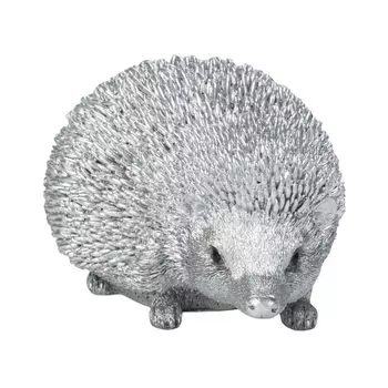 Woobia лежащий ежик серебристый xx см кукла фигурка украшение животное садовый декор ежик 13.5 10.5 8.3 H12077-13