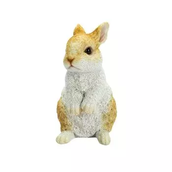 Woobia Стоящий Кролик 13 x 11 x см Кукольная Фигурка Украшение Животное Садовое Украшение Кролик Лицом вправо (Средняя) 20.3 Н16265-3