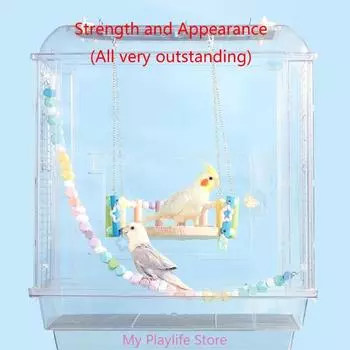 Игрушка для жердочки для птиц из дерева Подставка для жердочки для птиц Попугаи Лестница Когтеточка Клетка Аксессуары Лестница для жердочки из ветки Подставка для жердочки Принадлежности для птиц