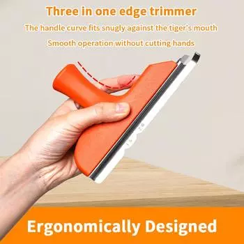 Wood Board Mini Chamferer Tools Right Angle/Arc Universal Trimming Knife Woodworking 3-In-1 Edge Deburring Scraper OneSize