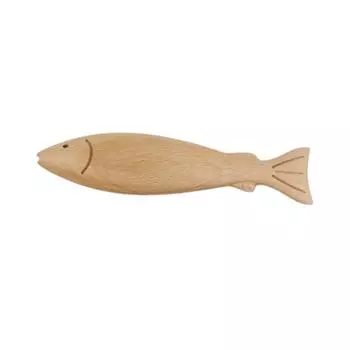 Wood Carving Artificial Sea Fish Toy Realistic Fish Playset Model Kids Favor Toy S