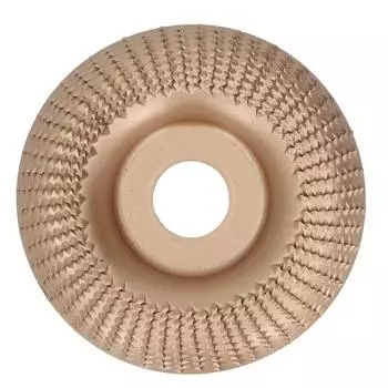 Wood Carving Disc Grinding Shaping Wheel Stainless Steel for Angle Grinders 22mm Silver