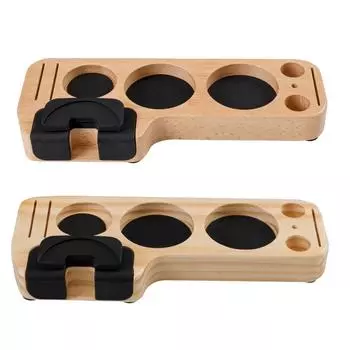 Деревянная подставка для темперирования кофе, подставка для размешивания эспрессо, подставки для распределителей эспрессо 51/53/58 мм/54 мм