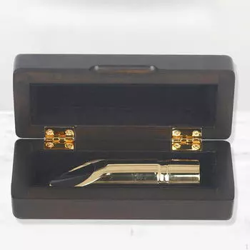 Wood Mouthpiece Case Soft Protection Crush-resistant Fluff Lined Easy to Carry Woodwind