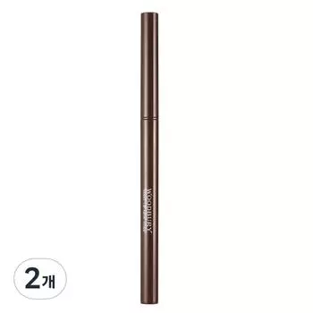 Woodbury Creamy Gel Super Slim Auto Eyeliner 0.12g, brown, 2 pcs.