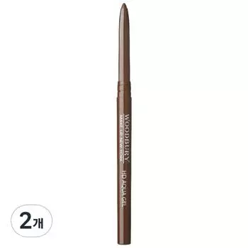 Woodbury HD Aqua Gel Auto Eyeliner 0.28g, dark brown, 2 pcs.