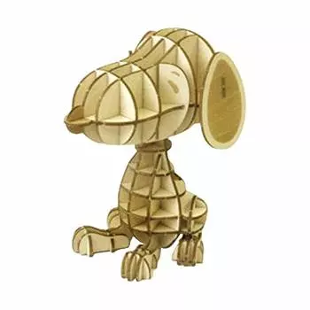 Wooden Art Snoopy card stand ki-gu-mi