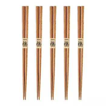 Wooden Bead Set of Current Model J-kitchens Chopsticks, Small, 5, 21cm,