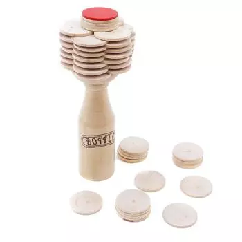 Wooden Bottle Challenge Match Children Balance Training Desk Game Baby Children Christmas Gift