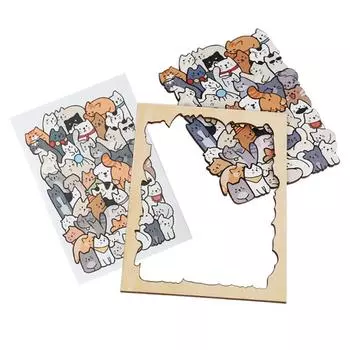 Wooden Cartoon Shape Puzzles Irregular Shaped Animal Shape Puzzles Kids Gifts cat