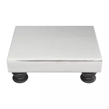 Wooden Display Riser Rustic Tray with 4 Foot Pads Gift Home Decoration Pedestal Stand Soap