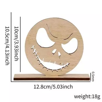 Wooden Enchanting Candlelight Projections Featuring Witches Ghosts And Scarecrows For Spooky Decor Halloween Ghost Face