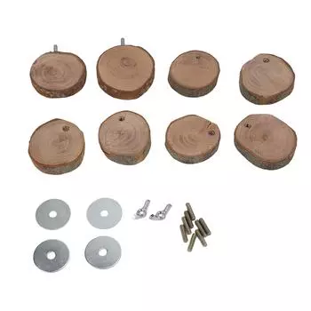 Wooden Hamster Ladder Bridge Wooden Hamster Climbing Toy to Play and Exercise for Parrots Rats