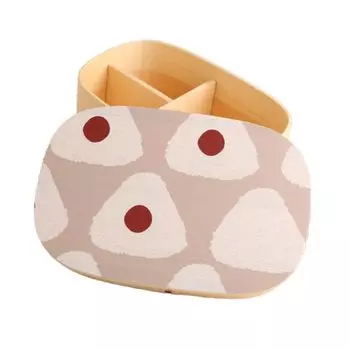 Wooden Lunch x x Urethane Kishu Current Model j-kitchens Humidity-Regulating Box, 18.5cm 12.5cm 6.8cm, 700ml, Coating, Maki-e Design,