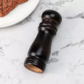 Wooden Manual Pepper Grinder, Black Pepper Grinder, Pepper Stick, 6-inch Pepper Grinder чёрный