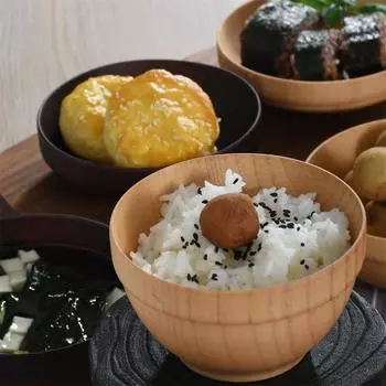 Wooden Noodles Rice Soup Bowl 2025 Eco Friendly Food Storage Container Kitchen Tableware Gadget Fruit