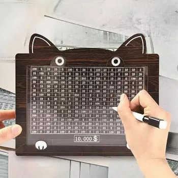 Wooden Savings Box Desktop Detachable Piggy Bank for Living Room Bedroom Adults