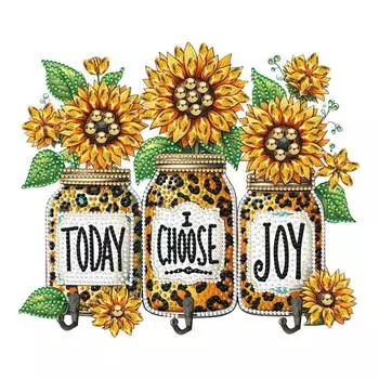 Деревянные крючки для подвешивания цветов особой формы в виде бриллиантов для домашнего офиса GJ023