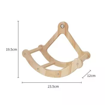 Wooden Spinner Wheel Interactive Birds Training Toys New Parrot Wheel Toy Cage Accessories A