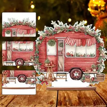 Wooden Table Top Diamond Painting Ornament Kits Diamond Painting Tabletop Ornament Kit DIY Diamond Art Tabletop Decoration