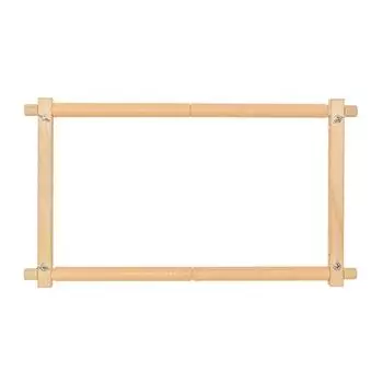 Wooden Tapestry Scroll Embroidery Frame Stitch DIY Craft Sewing Tool