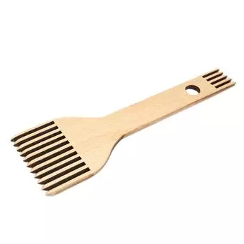 Wooden Weaving Loom Comb Double-Ended Handcraft Tapestry Crafts Weaving Tool