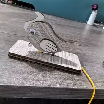 Woodpecker doorbell drag and knock on the door decorative pendant home creative ornaments toy home handmade doorbell