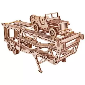 Woodtrick Car Trailer Трехмерный пазл WT018 Korea Three Puzzle