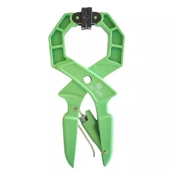 Зажимы для деревообработки с длительным зажимным усилием, прочная пружина для склеивания, зажимы с открывающимися губками и длительным зажимом зелёный