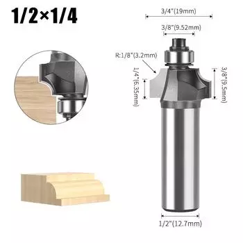Woodworking Minzai Knife Line Knife Cabinet Door Panel Slotting Edge Trimming Milling Knife Edge Trimming Machine Knife Gong Machine Knife Minzai Knife 1/2 * 1/4
