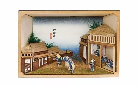 Woody Joe 53 Stations of the Tokaido Series Деревянный набор для сборки модели Goyushuku, не масштабированный