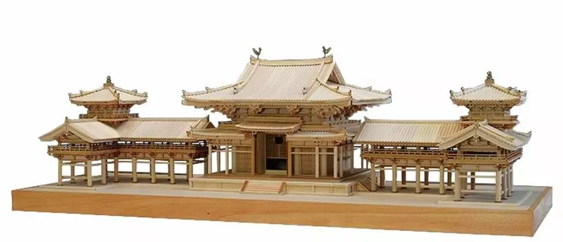 Woody Joe Byodoin Phoenix Hall деревянная модель, набор для сборки 1/75