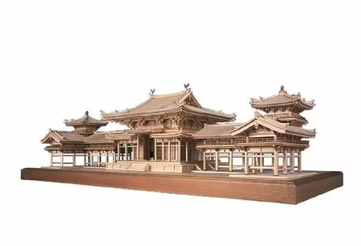 Woody Joe Byodoin Phoenix Hall деревянная модель, набор для сборки 1/75