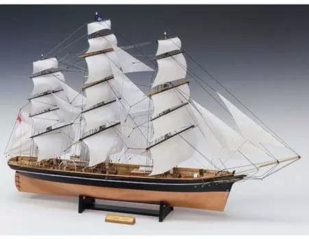 Woody Joe Cutty Sark with sail wooden model assembly kit 1/100