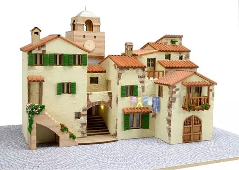 Woody Joe European Cityscape Series Италия Деревянный набор для сборки модели 1/87