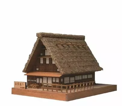 Woody Joe Mini Architecture №1 Гассё-дзукури деревянная модель