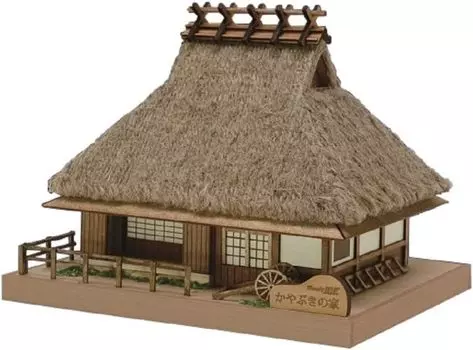 Woody Joe Mini Architecture Дом с соломенной крышей, набор для сборки деревянной модели № 5 (Строительство)