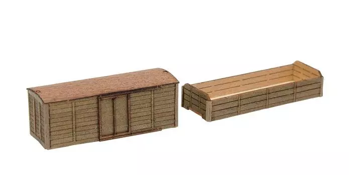 Woody Joe N Gauge Wooden Train Series 8 Ностальгический деревянный поезд Локомотив Грузовой вагон 2 Набор грузовых вагонов Железнодорожная модель Грузовой вагон и