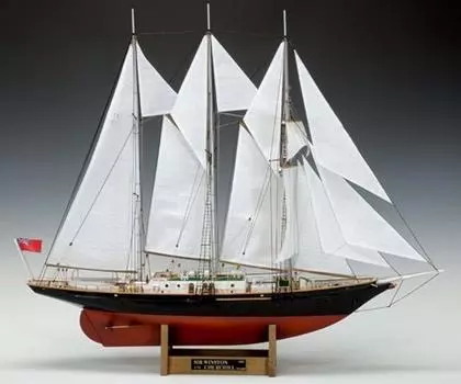 Woody Joe Sir Winston Churchill Wooden Model Assembly Kit 4560134351653 1/75
