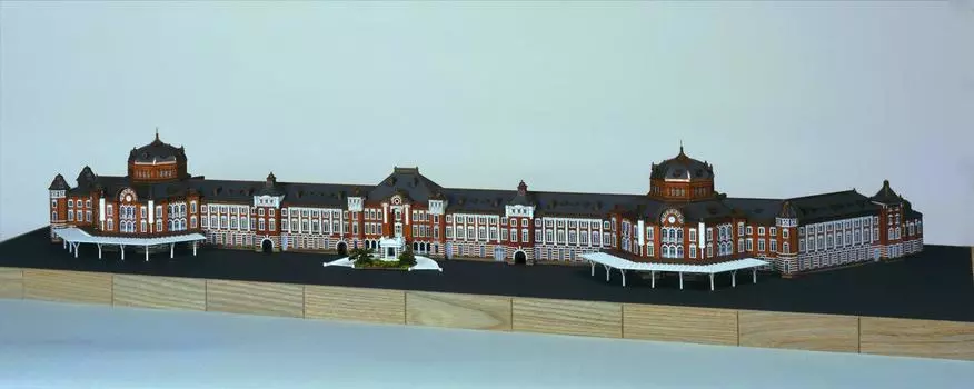 Woody Joe Tokyo Station Marunouchi Station Building Деревянный Модель Сборный Набор 1/350