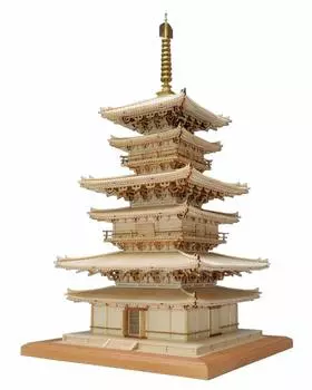 Woody Joe Yakushiji Восточная башня деревянная модель сборный комплект 1/75