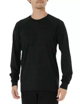 Wool Crew Long Sleeves BLACK 4 [Goldwin] чёрный