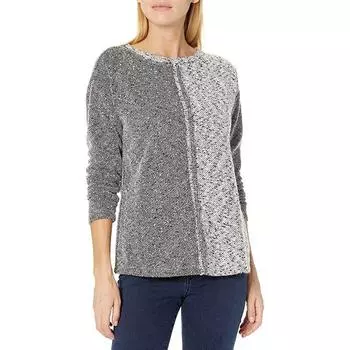 Woolen Terry Floral Thread Pullover Sweater 23 Fall and Winter New Product Chubby Girl Jacket European and American plus Size Women s Clothes 625 Flower gray color matching S