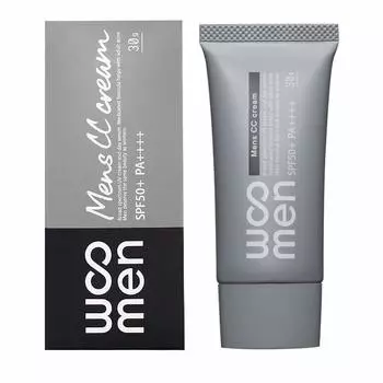 WOOMEN CC Cream Moisture UV 30g Водостойкая солнцезащитная основа под макияж для мужчин (бежевый) ПФ50+ ПА++++