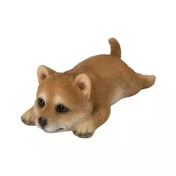 Woovia Face Down Shiba Inu Магнит 13 x 6 x Кукольная фигурка Украшение Животное Садовое украшение Собака H21108 4.5 см