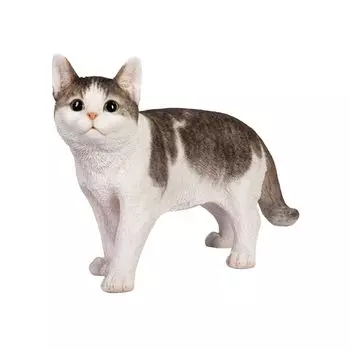 Woovia Walking Sabatara White Cat 40 x 16 x 29 см кукольная фигурка украшение животное садовое украшение кошка (большой) Н16248-22
