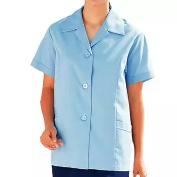 Work Short Sleeve 5L [Midori Anzen] Clothes, Smock, Women s WS2100, Top, Saxophone,