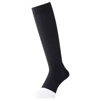 Work Socks Compression High Socks No Toes SO19 Black JP S [Midori Anzen] чёрный
