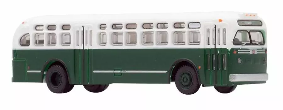 World Bus Collection WB003 GMC TDH4512 Green Diorama Supplies first order limited (Manufacturer s production)