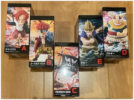 World Collectable Figure Elbaf All 5 Types Full Complete Set WCF Work Collection Official Figure
